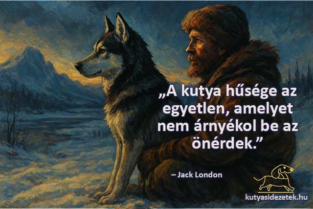 Jack London idézetek A kutya hűsége az egyetlen