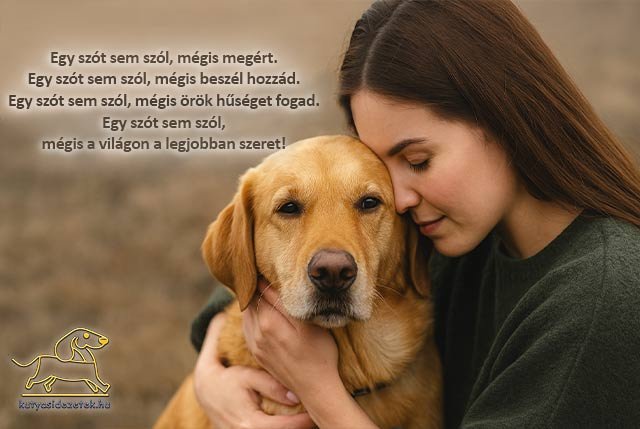 kutyás idézetek Egy szót sem szól, mégis megért