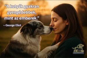 kutyás idézetek – George Eliot A kutyák gyakran gyengédebbek, mint az emberek