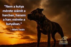Mark Twain idézetek - Nem a kutya mérete számít a harcban